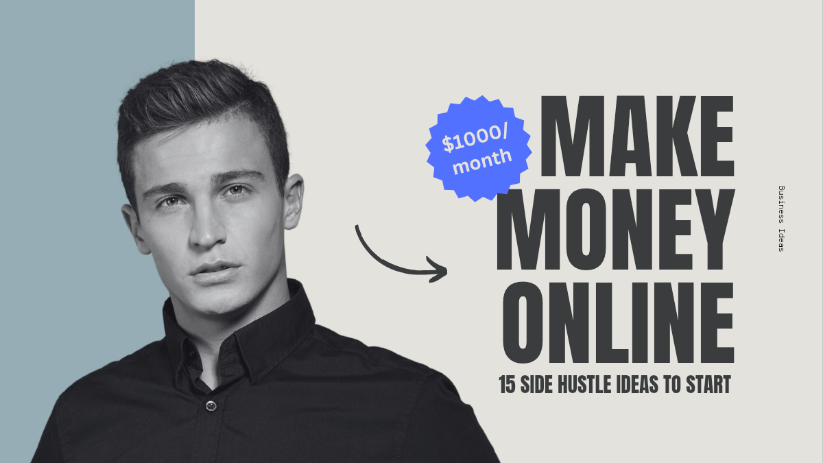 Side hustle ideas 2025, easy side gigs, earn extra income from home, flexible part‑time work, best beginner side hustles